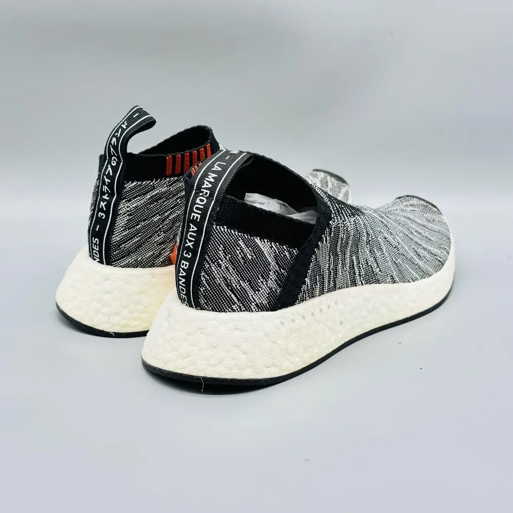 Adidas Shoes Mens 5 Black White NMD CS2 Camo Glitch Running Athletic Sneakers